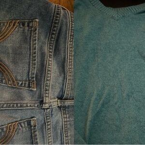 2 bundle get a hollister sweater size medium and shorts size 1😻